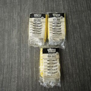 Pillow‎ Paws No Slip Hospital Patient Socks Yellow Risk Alert Yellow Adult XL 3